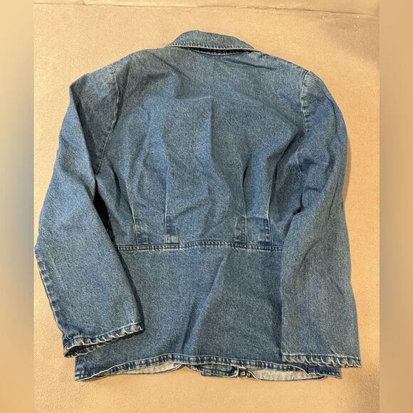 Vintage Women's Pacific Express Denim Jacket Size M - Picture 2 of 16